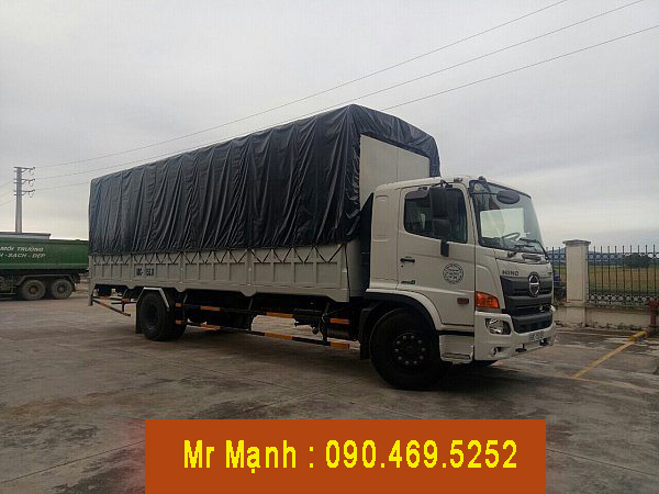 xe hino fg chở xe máy